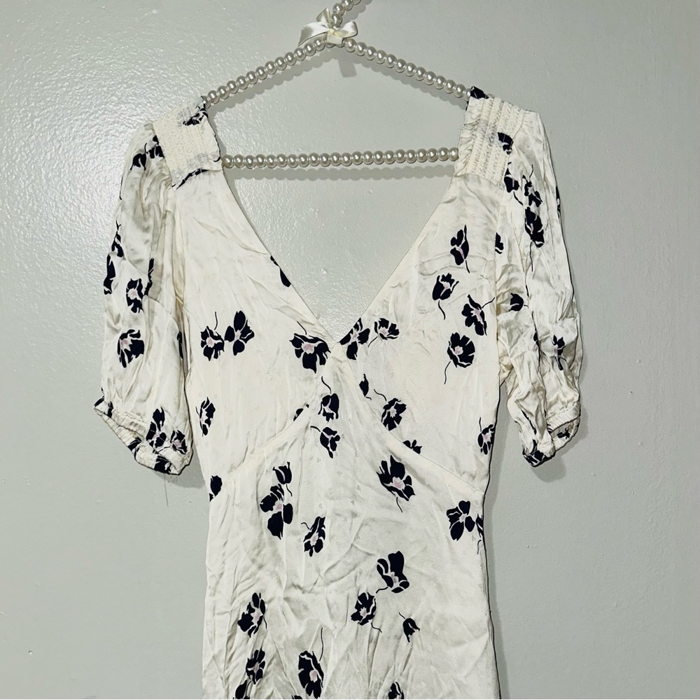 SCOTCH & SODA V-NECK OPEN BACK MAXI DRESS - Picture 3 of 13